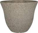 Classic Home and Garden Honeysuckle Resin Flower Pot Planter, Stone Grey, 15" by GreenHaven Gardens