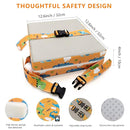 Toddler Booster Seat for Dining Table - 4in Cushion, Portable Booster for Baby, Adjustable Kids Chair Height, Washable Seat Pad Mat by TinyTreasures Baby Boutique