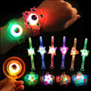 30PCS Spinner Bracelets Light Up Party Favors For Kids 4-8-12, Glow Bracelet Glow in The Dark Party Supplies Light Up Toys, Classroom Kids Prizes Goodie Bag Stuffers, Easter Egg Fillers Gift (30) by TinyTreasures Baby Boutique