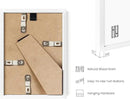 HAUS AND HUES 5x7 White Metal Picture Frames - Bulk Frames 5X7 - Features Premium Aluminum, Vertical Hanging, Easel Back for Tabletop, Home, Office (5x7 in, White, Set of 25) by CozyNest Decor
