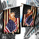 FLAGWIX Golden Retriever Flag, Outdoor Golden Retriever Decoration - 4th of July Decorations for Home, Wall, House Flag 30x40 - Heavy-duty Canvas Dog Lover, Garden Home Decor Golden Retriever Patriot by GreenHaven Gardens