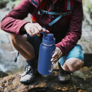 32 oz Glass Water Bottle with Straw and Handle, Sports Motivational Water Flask with Silicone Sleeve, Large Leakproof Water Flask Cup with Time Marker for Travel, Gym, Hot Pink by CozyNest Decor