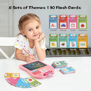 Kids Educational Learning Toys with Math Games,Talking Flash Cards and Writing Drawing Tablet, Speech Therapy Autism Sensory Toys Gifts for Toddler Preschool Activities Boys Girls Ages 3-10 (Pink) by TinyTreasures Baby Boutique