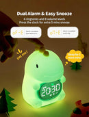 MASHI Kids Alarm Clock, Toddler Sleep Training Clock with Sun & Moon, Sleep Sound Machine, Night Lights, Ok to Wake Dinosaur Clock, Gift Ideas for Kids Child by TinyTreasures Baby Boutique