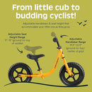 Retrospec Cub Toddler 12" Balance Bike, 18 Months - 3 Years Old, No Pedal Beginner Kids Bicycle for Girls & Boys, Flat-Free Tires, Adjustable Seat, & Durable Frame by TinyTreasures Baby Boutique