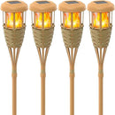 Solar Outdoor Lights, Solar Torch Lights Outdoor Flickering Flame, Outdoor Decorations for Patio Path Yard - 4 Pack by GreenHaven Gardens