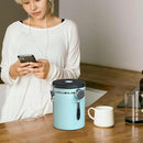 35OZ Coffee Canister for ground coffee with Date Tracker,Mint Green 304 Stainless Steel Kitchen Food Airtight storage container for Coffee Beans or Grounds, Tea, Sugar by CozyNest Decor