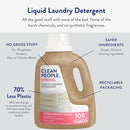 The Clean People Liquid Laundry Detergent - Recyclable Packaging, Stain Fighting - Ultra Concentrated, Laundry Soap - Spring Scent, 50 fl oz by TinyTreasures Baby Boutique