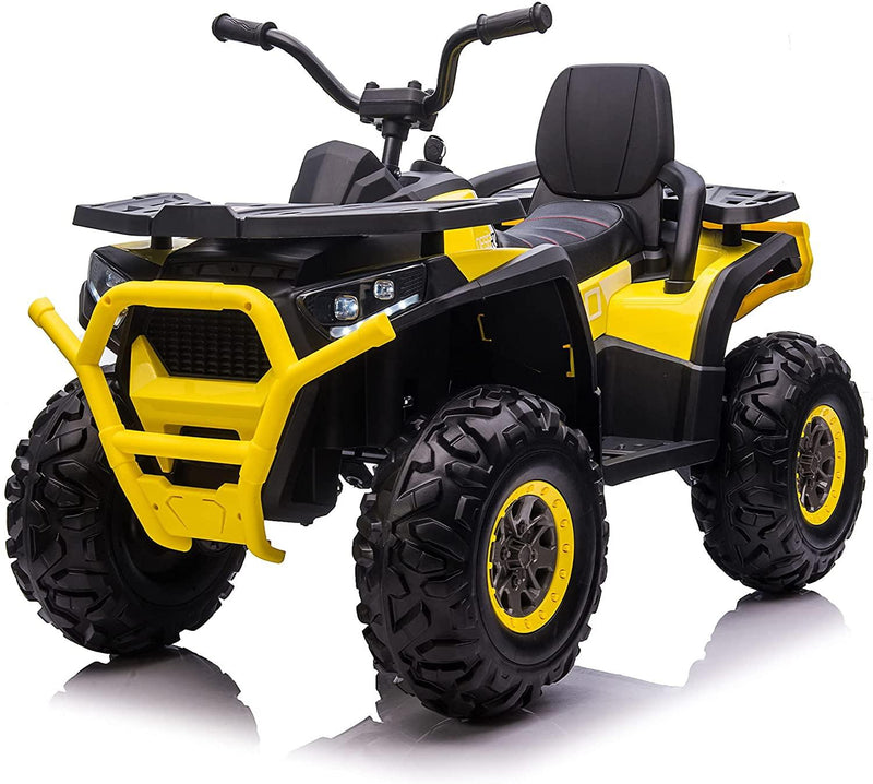 12V Kids Electric 4-Wheeler ATV Quad Ride On Car with LED Light, Music, Horn, USB/TF/MP3