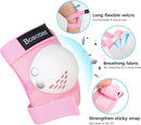 BOSONER Kids/Youth Knee Pad Elbow Pads for Roller Skates Cycling BMX Bike Skateboard Inline Rollerblading, Skating Skatings Scooter Riding Sports by TinyTreasures Baby Boutique