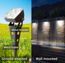Solar Spot Lights Outdoor Waterproof IP65 Landscape Spotlights with Metal Stake 42ft Cable 3-in-1 Cool White Auto On/Off Dusk to Dawn Uplights for Flag Pole Trees Garden Yard Landscape Downlight by GreenHaven Gardens