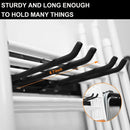 Wallmaster Garage Storage Organization Wall Mount, Garden Tool Rack Organizer Heavy Duty Folding Chair Hangers with 12 Adjustable Hooks 96inch Tracks Max Load 900lb by GreenHaven Gardens