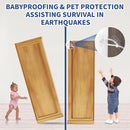 15 Pair Furniture Anchors for Baby Proofing, No Drill Upgraded Self-Adhesive Secure 168 Pound Furniture Prevent Falling Anti Tip Earthquake Straps for Child Safety by TinyTreasures Baby Boutique