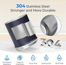 Waterdrop 2.25G Gravity Water Filter System, NSF/ANSI 42&371 Standard, Stainless Steel System with 2 Carbon Filters, Reduces 99% of Lead and Chlorine for Home, Camping, Emergencies, King Tank, Blue by CozyNest Decor