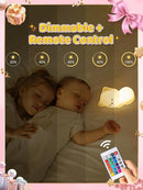 Mubarek 【Remote + Gifts Package】 Cat Gifts for Girls,16 Colors Dimmable Teen Girl Gifts Trendy Stuff, TAP for Fun Cute Stuff for Teen Girls by TinyTreasures Baby Boutique