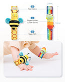 Infinno Baby Wrist Rattle Socks and Foot Finder Set, Perfect Baby Toys for 0-12 Months Newborn Boys and Girls As Shower Gifts, Garden Bug Series by TinyTreasures Baby Boutique