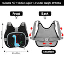 Accmor Toddler Harness Leash+ Reflective Anti Lost Wrist Link, Cute Dinosaur Kids Harness with Leash, Foldable Child Harness Baby Leash Boys Walking Wristband Assistant Belt for Outdoor Travel by TinyTreasures Baby Boutique