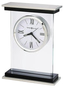 Howard Miller Bryant Tabletop Clock – Modern Desk Clock with Silent Sweep Seconds Luminous Hands Roman Numeral Markers & Bracket Style Design Satin Finish for Home Office & Desktop Decor by CozyNest Decor
