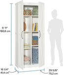 Sauder Miscellaneous Storage Cabinet, White Finish by CozyNest Decor