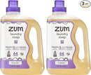 Indigo Wild Zum Clean Laundry Soap - Plant-Based Liquid Laundry Soap - Contains Baking Soda, Essential Oils & Saponified Coconut Oil - Lavender Scent - 64 fl oz (2 Pack) by TinyTreasures Baby Boutique