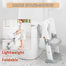 JASSONE® Potty Training Seat, Toddler Step Stool, 2 in 1 Toilet for Kids, Baby Seat with Splash Guard and Anti-Slip Pad for Boys Girls, Blue by TinyTreasures Baby Boutique