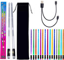 Light Up Drum Sticks Rechargeable 15 Color Changing Led Personalized Drumsticks for Kids Drummer Gifts Drum Accessories by TinyTreasures Baby Boutique