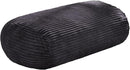 Hobestluk 3FT Bean Bag Chairs Adult Bean Bag with Portable Handle Comfy Large Bean Bag Chair with Removable Cover for Living Room Bedroom or Reading Nook (Stripe Dark Grey, 3FT) by TinyTreasures Baby Boutique
