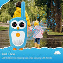 Retevis RT30 Kids Walkie Talkies, Toddler Toys for 4-6 Year Old Boys Girls, Small Owl Toy Walkie Talkie for Kids, Easy to Use, LED Eyes, Christmas Holiday Toy Gifts, Indoor Role Play(Blue,2 Pack) by TinyTreasures Baby Boutique