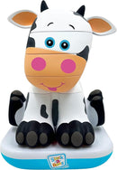 Stack-a-Roos Baby Cow by Salus Brands - Animal Stacking Toy, Educational Early Learning Toy for Infants Babies Toddlers, Age 12+ Months - Great Baby Gifts by TinyTreasures Baby Boutique