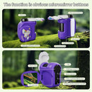 1600X Handheld Microscope for Kids 2" IPS Screen Kit Mini Pocket Digital Microscopes STEM Science with Slides Photo Video Rechargeable Portable Scope Gift for Ages 6-12 (Purple) by TinyTreasures Baby Boutique