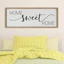 SRSZHIYUE Home Sweet Home Sign 40"x15" for Farmhouse Rustic Large Family Living Room Over Couch Modern Horizontal Wall Decor, Wood Framed Plaques Art Decorative (Wood) by CozyNest Decor