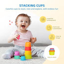 OOOK Montessori Toys for 1 Year Old, 7 in 1 Learning Educational Kit with Sensory Bin,Nesting Box, 3 in 1 Educational Box,Pounding Bench and Baby Stacking Cups by TinyTreasures Baby Boutique