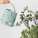 Watering Can for Indoor House Plants - Cute Decorative Metal Gardening Small Water Can for Houseplants & Flowers with Long Spout - 1.5L 51floz 0.4 Gallon (Hummingbird Sage) by GreenHaven Gardens