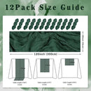 Emerald Green 12 Pack Cheesecloth Table Runner 10FT Boho Fabric Rustic Cheese Cloth Table Runner for Wedding 20 x 120 Inch Long Bridal Shower Baby Shower Gauze Sheer Birthday Party Table Decorations by CozyNest Decor
