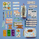 KeepGoing Small Travel First Aid Kit Kids – 60 Pc. Mini First Aid Kit for Purse, Diaper Bag, & Backpack with Latex-Free Bandages – 4 Oz., & 4.5 x 3.5 x 2 in, TSA-Approved by TinyTreasures Baby Boutique