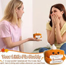 Crochet Pumpkin Pie – Fall Decor Handmade Knitted Mini Thank You Gift, Cute Appreciation Gift for Women, Daughter, Grandma Teacher, Coworker, Employee, Volunteer, Thanksgiving Desk Decor by CozyNest Decor