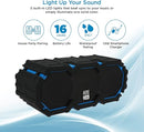 Altec Lansing LifeJacket Mini - Waterproof Bluetooth Speaker with Lights, Portable Wireless Speaker for Pool, Beach, Hiking, Sports, Camping, 16 Hour Playtime, Floats in Water by TinyTreasures Baby Boutique