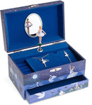 Jewelkeeper Ballerina Music Box & Little Girls Jewellery Set - 3 Ballerina Gifts for Girls by TinyTreasures Baby Boutique