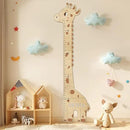 Personalized Name Kids Growth Chart for Wall, Cute Giraffe Wooden Growth Chart Kids Height Chart, Wall Measurement for Kids, Height Chart for Wall, Growth Ruler for Children by CozyNest Decor