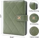 Melsbrinna Rfid Passport Holder for Travel women/Men, Cute Passport Wallet Rfid Blocking Card Slots, Rfid Passport Cover/CaseTravel Wallet, Passport Book Holder (1, LG GREEN) by TinyTreasures Baby Boutique