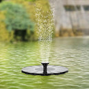 Solar Fountains,Solar Water Fountain,Solar Powered Bird Bath Fountain with 6 Nozzles - Free Standing Floating Solar Water Fountain for Bird Bath, Garden, Pond, Pool (Black-1W) by GreenHaven Gardens