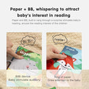 BARMACO Baby Soft Touch and Feel Crinkle Cloth Books for Infants & Toddlers, Learning Toys, Early Development Interactive Sensory Toys, Ocean Animal Tails, Gifts for Boys & Girls by TinyTreasures Baby Boutique