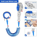 Accmor Toddler Leash with Reflective Baby Anti Lost Wrist Link, 2 in 1 Kids Walking Harnesses Belt Leashes with Key Lock for Boys Age 1-4, Keep Child Close Wristband Rope Tether for Outdoor Travel by TinyTreasures Baby Boutique