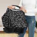 Binienty Dachshund Print Car Seat Cover for Babies Multi Use Nursing Cover for Newborn Boys Girls Soft Breathable Newborn Carrier/Stroller/Shopping Car by TinyTreasures Baby Boutique