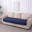 hyha Waterproof Couch Cushion Covers for Pets, Non Slip Sofa Seat Cover for Dogs Washable, Soft Thick Stretch Jacquard Fabric, Sofa Slipcovers with Elastic Bottom (1 Piece for Large, Navy) by CozyNest Decor