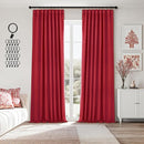 ANRODUO Back Tab Blackout Curtains for Bedroom Living Room, Rod Pocket Pinch Pleated Thermal Insulated Room Darkening Curtains 96 Inches Long 2 Panels, Red, 42 x 96 Inch by TinyTreasures Baby Boutique