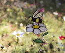 Bee Suncatcher Flower Stained Glass Window Hangings, Bee Decor Party Birthday Bee Gifts for Women,Bee Lovers, Housewarming Gifts. by GreenHaven Gardens