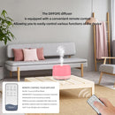 300ML Essential Oil Diffusesrs Remote Control, Aromatherapy Ultrasonic Diffuser, Cool Mist Aroma Humidfier Diffuser, 7 Color Changing LED Light, Auto-Off, Timer for Home, Room, Office, Kids.(Pink) by TinyTreasures Baby Boutique