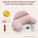 Momcozy Original Nursing Pillow for Breastfeeding-Pioneering Safety Fence- Wider Feeding Pillows for More Support for Mom & Baby- Easier Nursing & Hand Free- Fit for All, Removable Cotton Cover by TinyTreasures Baby Boutique