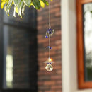 3pcs Evil Eye Suncatchers with Crystal Prism Balls Window Hanging Decoration Ornament Sun Catchers Rainbow Maker Pendant by GreenHaven Gardens